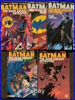 Batman The Dark Knight Detective Vols. 1 2 3 4 5 TPB 5 Book LOT DC Paperbacks NM