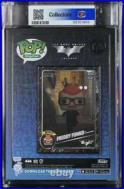 Batman The Dark Knight Freddy Funko as Lt. Gordon Funko Pop! Digital PSA 9 MINT