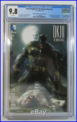 Batman The Dark Knight III #1 Cgc 9.8 Nm/mt Dell'otto Color Variant Bulletproof