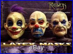 Batman The Dark Knight Latex Mask Bank Robbers For 3 Joker Grumpy And Chuckles