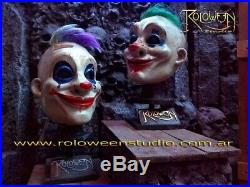 Batman The Dark Knight Latex Mask Bank Robbers For 3 Joker Grumpy And Chuckles