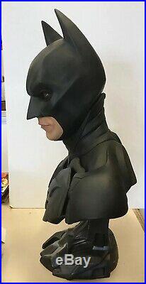 Batman The Dark Knight Life-Size Bust Christian Bale #242/1000 Sideshow PreOwned