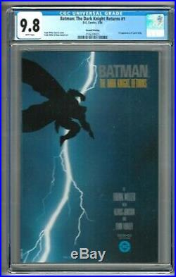 Batman The Dark Knight Returns #1 (1986) CGC 9.8 White Pages Miller 2nd Print