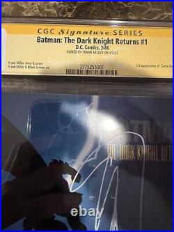Batman The Dark Knight Returns #1 1st Print Signed by Frank Miller CGC 9.8 WP