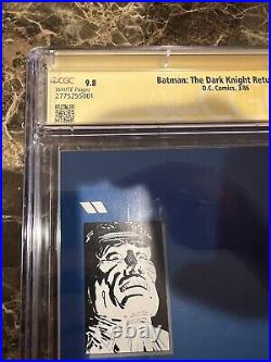 Batman The Dark Knight Returns #1 1st Print Signed by Frank Miller CGC 9.8 WP