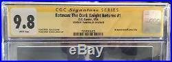 Batman The Dark Knight Returns #1 2 3 4 + Batman #404 Cgc Ss 9.8! #2 2nd Print