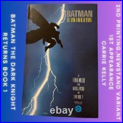 Batman The Dark Knight Returns #1 2nd Print Rare Newsstand 1st App Carrie Kelly