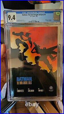 Batman The Dark Knight Returns #1-4 1st Print 8.5,9.0,9.4,9.4 Frank Miller CGC