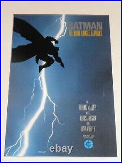 Batman The Dark Knight Returns 1 4 full set DC Comics 1986 1st printings