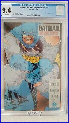 Batman The Dark Knight Returns #1 9.6 #2 9.4 #3-4 9.0 All 1st Print CGC DC comic