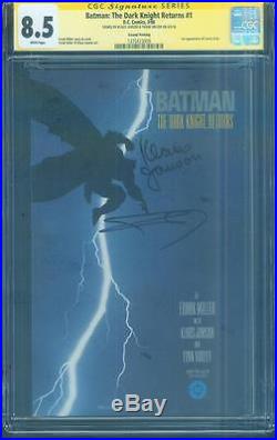 Batman The Dark Knight Returns 1 CGC 2X SS 8.5 Frank Miller Janson 2nd Pr 1986