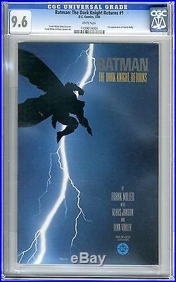 Batman The Dark Knight Returns #1 CGC 9.6 NM+ white pgs F Miller K Janson Art