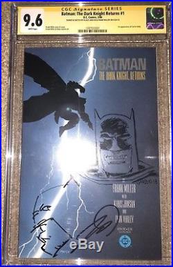 Batman The Dark Knight Returns 1 CGC 9.6 SS 1st print Double Signed & Sketch