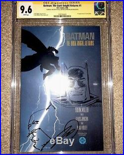 Batman The Dark Knight Returns #1 CGC 9.6 SS 2x. Frank Miller/Klaus Sketch