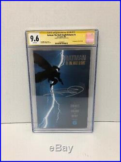 Batman The Dark Knight Returns 1 CGC 9.6 Signed By Legend Frank miller Rare