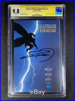 Batman The Dark Knight Returns #1 CGC 9.8 SS (1986) Signed by Frank Miller