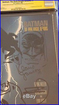 Batman The Dark Knight Returns #1 CGC 9.8 SS 2x Signed/ Sketched Miller Janson