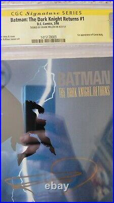 Batman The Dark Knight Returns 1 CGC 9.8 SS FRANK MILLER 1st Carrie Kelly Robin