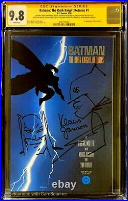 Batman The Dark Knight Returns 1 CGC 9.8 SS Sketch FRANK MILLER Klaus Janson