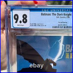 Batman The Dark Knight Returns #1 CGC 9.8 WHITE PAGES 2nd Printing FREE SHIP