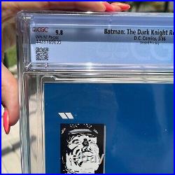 Batman The Dark Knight Returns #1 CGC 9.8 WHITE PAGES 2nd Printing FREE SHIP