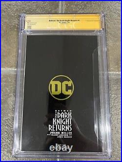 Batman The Dark Knight Returns #1 CGC 9.9 SIGNED FRANK MILLER FOIL Custom A