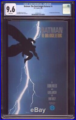 Batman The Dark Knight Returns 1 CGC-GRADED 9.6 NM+ WHITE PAGES DC 1ST PRINT