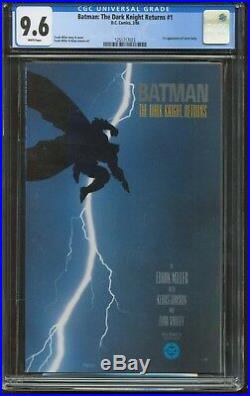 Batman The Dark Knight Returns 1 CGC-GRADED 9.6 NM+ WHITE PAGES DC 1ST PRINT