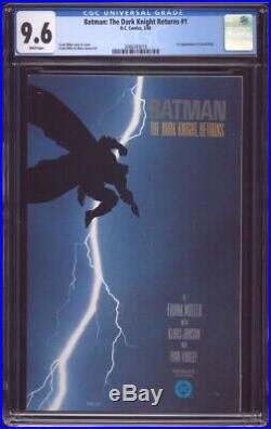 Batman The Dark Knight Returns 1 CGC-GRADED 9.6 NM+ WHITE PAGES DC 1ST PRINT 161