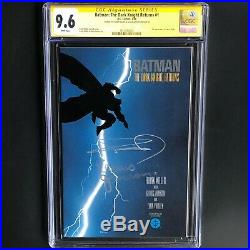 Batman The Dark Knight Returns #1 Cgc 9.6 Ss 2x Signed Frank Miller Janson