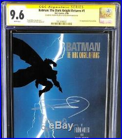 Batman The Dark Knight Returns #1 Cgc 9.6 Ss 2x Signed Frank Miller Janson