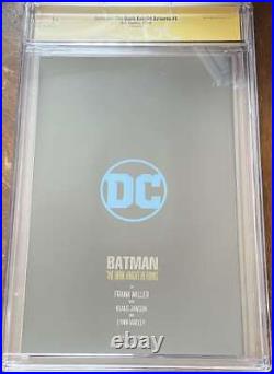 Batman The Dark Knight Returns #1 Cgc 9.6 White Page Foil Edition Sig ID 66713 Batman The Dark Knight Returns #1 Cgc 9.6 White Page Foil Edition Sig ID 66713