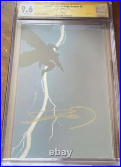 Batman The Dark Knight Returns #1 Cgc 9.6 White Page Foil Edition Sig ID 66715