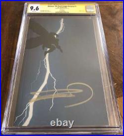 Batman The Dark Knight Returns #1 Cgc 9.6 White Page Foil Edition Signed Miller