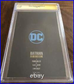 Batman The Dark Knight Returns #1 Cgc 9.6 White Pages Foil Edition