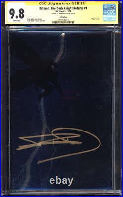 Batman The Dark Knight Returns #1 Cgc 9.8 White Page Foil Edition Signed Miller