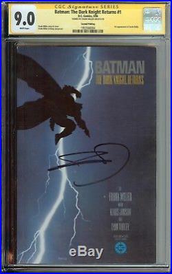 Batman The Dark Knight Returns #1 Ss Cgc 9.0 Signed By Frank Miller 2nd Print