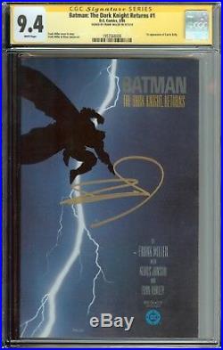 Batman The Dark Knight Returns #1 Ss Cgc 9.4 Signed By Frank Miller Auto