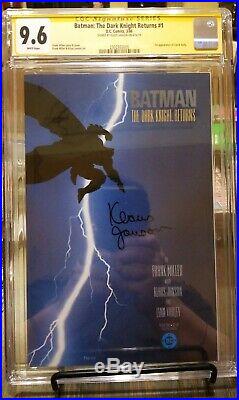 Batman The Dark Knight Returns #1 Ss Cgc 9.6 Signed Klaus Janson White Pages