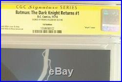 Batman The Dark Knight Returns #1 (cgc 9.6) Foil Virgin Cover Signed F. Miller