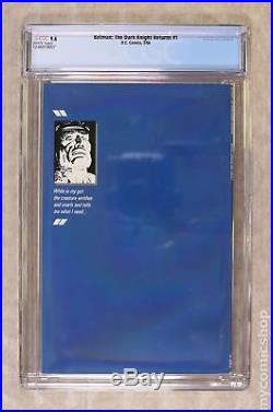 Batman The Dark Knight Returns (1st Printing) #1 1986 CGC 9.6 1248419007