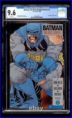 Batman The Dark Knight Returns #2 1986 CGC 9.6 NM+ White HD Scans