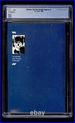 Batman The Dark Knight Returns #2 1986 CGC 9.6 NM+ White HD Scans