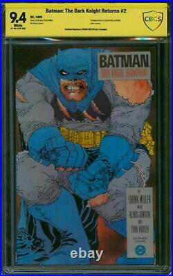 Batman The Dark Knight Returns #2? CBCS 9.4 SIGNED by FRANK MILLER? DC 1986