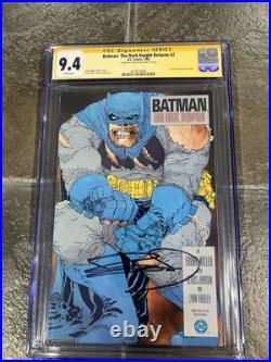 Batman The Dark Knight Returns #2 CGC 9.4 SS Signed by Frank Miller New Robin