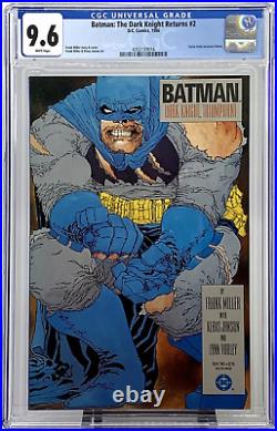 Batman The Dark Knight Returns #2 CGC 9.6 WP NM 1st Print JUST GRADED CLEAR CASE