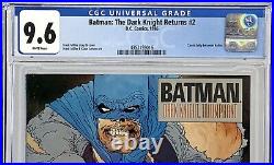 Batman The Dark Knight Returns #2 CGC 9.6 WP NM 1st Print JUST GRADED CLEAR CASE
