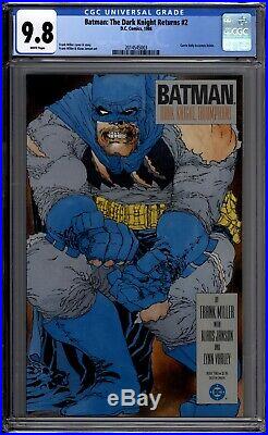 Batman The Dark Knight Returns 2 CGC 9.8 NM/MINT Frank Miller DC Comics 1986