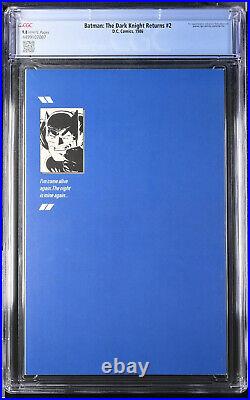 Batman The Dark Knight Returns #2 CGC 9.8 WP 1986 1st print Carrie is Robin