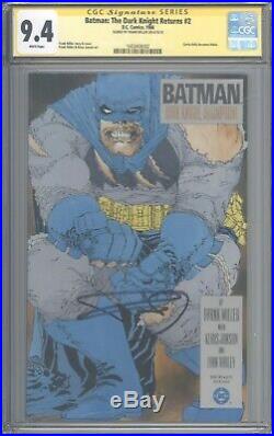 Batman The Dark Knight Returns #2 CGC SS 9.4 Signed by Frank Miller DC Comics
